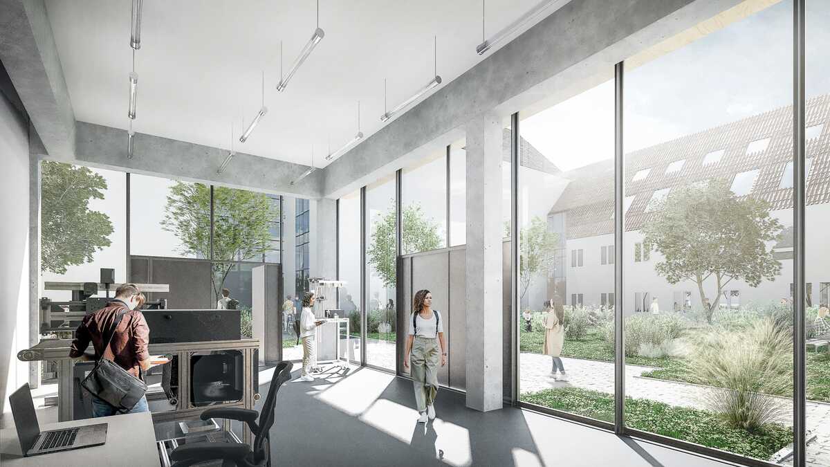 Weinberg Campus Innovation Hub Werkstatt