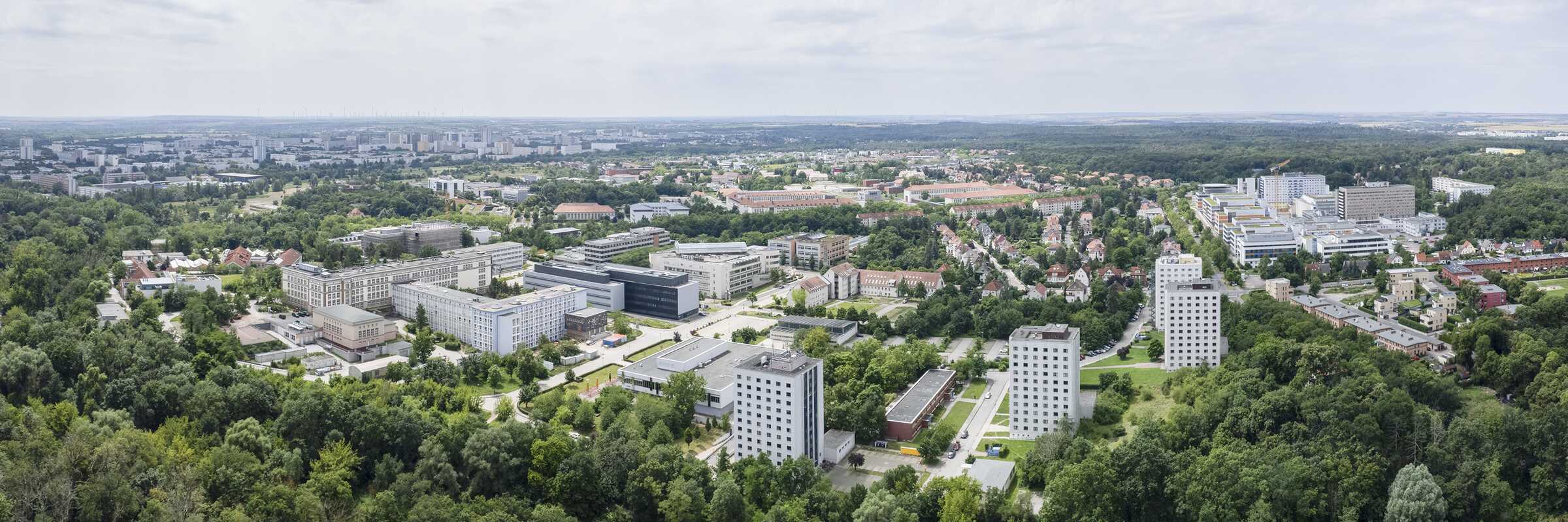 Luftbild Weinberg Campus (Th. Meinicke)